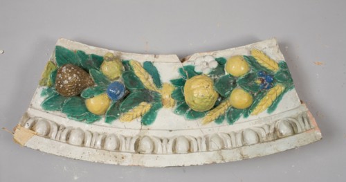 Fragment, c. 1900-1910. Benedetto Buglioni (Italian, 1461-1521). Glazed terracotta; overall: 198.1