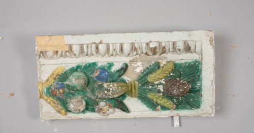 Fragment, c. 1900-1910. Benedetto Buglioni (Italian, 1461-1521). Glazed terracotta; overall: 198.1