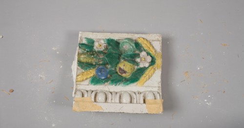 Fragment, c. 1900-1910. Benedetto Buglioni (Italian, 1461-1521). Glazed terracotta; overall: 198.1