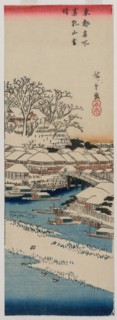Clear Weather after Snow at Matsuchiyama (from the series Famous Places in the Eastern Capital),