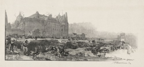 Vieille Sorbonne. Auguste Louis Lepère (French, 1849-1918). Wood engraving