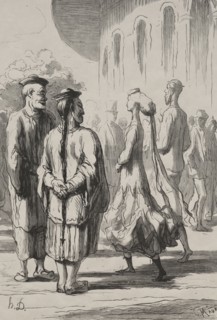 Exposition universelle:  quels sont les plus chinois?. Honoré Daumier (French, 1808-1879). Wood