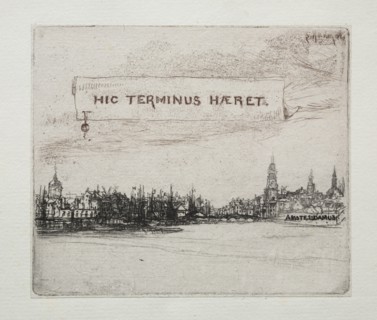 Amstelodamum, 1863. Francis Seymour Haden (British, 1818-1910). Etching