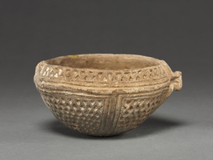 Jar, before 1550. Colombia, 15th-16th century. Red ware with incised patterns; overall: 6 x 12 cm