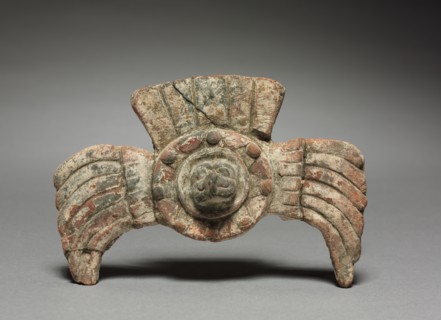 Headdress, 1-750. Mexico, Teotihuacan. Pottery; overall: 9 x 13 cm (3 9/16 x 5 1/8 in.).