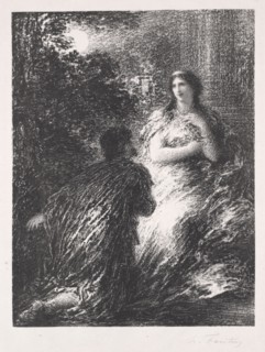 Duo des Troyens, 1894-1895. Henri Fantin-Latour (French, 1836-1904). Lithograph