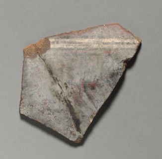Fragment, 1400-1532 AD. Peru, Inka, 1400-1532 AD. Pottery; overall: 11.8 x 9.3 x 1.3 cm (4 5/8 x 3