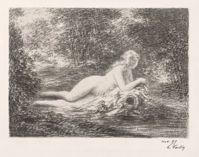 The Spring, 1897. Henri Fantin-Latour (French, 1836-1904). Lithograph