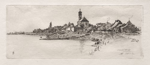 Schwabel Weiss, 1879. Otto H. Bacher (American, 1856-1909). Etching