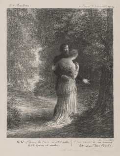 Love Poems by Brahms. Henri Fantin-Latour (French, 1836-1904). Lithograph