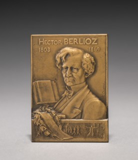 Medallion, 1903. Jules Dupré (French, 1811-1889). Bronze; overall: 7.7 x 4.8 cm (3 1/16 x 1 7/8 in
