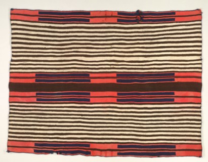 Woman's Wearing Blanket , c. 1875-1880. America, Native North American, Southwest, Navajo,