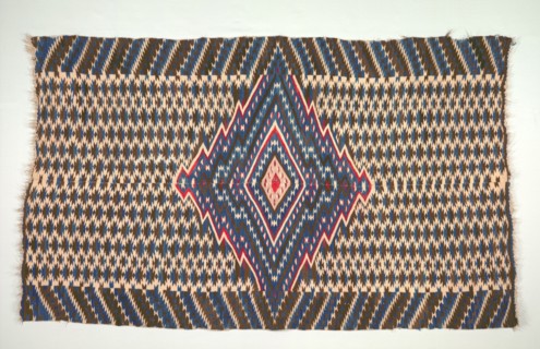 Saltillo Style Blanket/Sarape, c. 1860-1875. America, Native North American, Southwest, Rio Grande