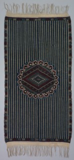Sarape, c. 1840-1860. America, Native North American, Southwest, Mexico, Saltillo, Post-Contact,