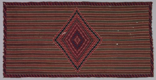 Sarape, c. 1820-1850. America, Native North American, Southwest, Mexico, Saltillo, Post-Contact,