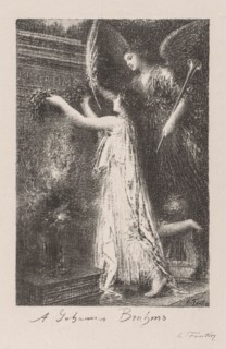 À Johannes Brahms, 1900. Henri Fantin-Latour (French, 1836-1904). Lithograph