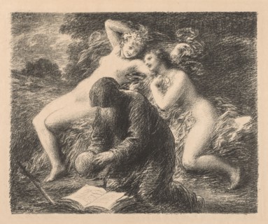Temptation of St. Anthony, 1893. Henri Fantin-Latour (French, 1836-1904). Lithograph