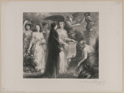 To Robert Schumann, 1894. Henri Fantin-Latour (French, 1836-1904). Lithograph