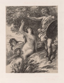 Siegfried and the Daughters of the Rhine, c. 1880. Henri Fantin-Latour (French, 1836-1904).