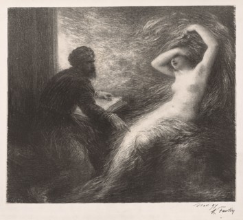 The Evocation of Kundry, 1898. Henri Fantin-Latour (French, 1836-1904). Lithograph