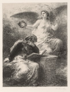 Glory, 1890. Henri Fantin-Latour (French, 1836-1904). Lithograph