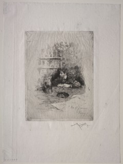 Portrait de Zamaçois. Mariano Fortuny y Carbó (Spanish, 1838-1874). Etching