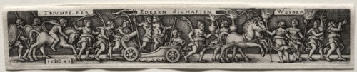 Triumph of the Women, 1549. Hans Sebald Beham (German, 1500-1550). Engraving