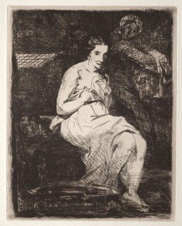 La Toilette. Edouard Manet (French, 1832-1883). Etching