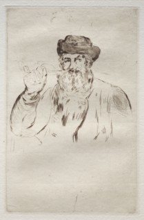 Le fumeur. Edouard Manet (French, 1832-1883). Drypoint