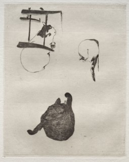 The Cats, 1868-1869. Edouard Manet (French, 1832-1883). Etching; sheet: 32.4 x 45.4 cm (12 3/4 x 17