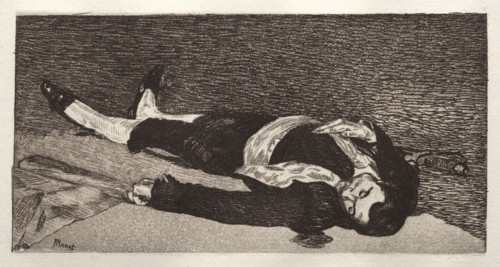 Torero mort. Edouard Manet (French, 1832-1883). Etching and aquatint
