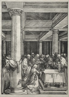 Life of the Virgin:  Presentation of Jesus in the Temple, 1504-1505. Albrecht Dürer (German,