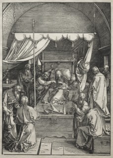 Life of the Virgin:  The Death of the Virgin, 1504-1505. Albrecht Dürer (German, 1471-1528).