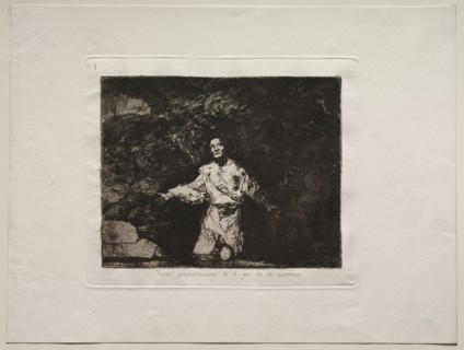 The Horrors of War:  Title Page - Sad Forebodings of What is Going to Happen. Francisco de Goya
