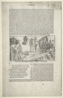 Dante and Virgil with the Vision of Beatrice, c. 1481-1485. Attributed to Baccio Baldini (Italian,