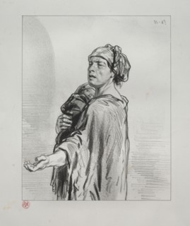 Par-ci, par-lá:  End of a Romance. Paul Gavarni (French, 1804-1866). Lithograph