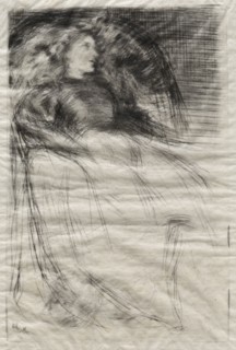 Weary, 1863. James McNeill Whistler (American, 1834-1903). Drypoint