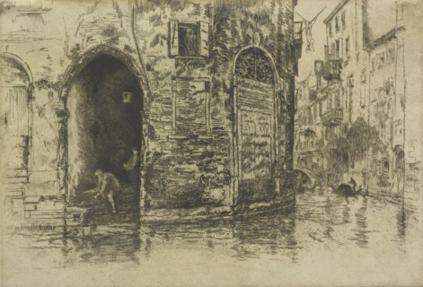 Two Doorways, 1880. James McNeill Whistler (American, 1834-1903). Etching