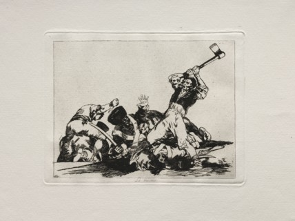 The Horrors of War:  The Same. Francisco de Goya (Spanish, 1746-1828). Etching