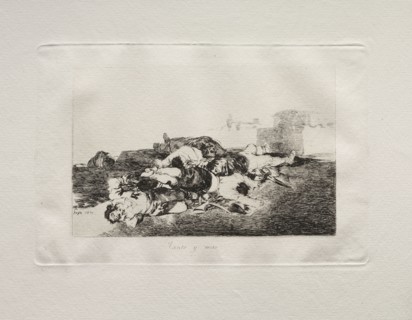 The Horrors of War:  Even Worse, 1810. Francisco de Goya (Spanish, 1746-1828). Etching