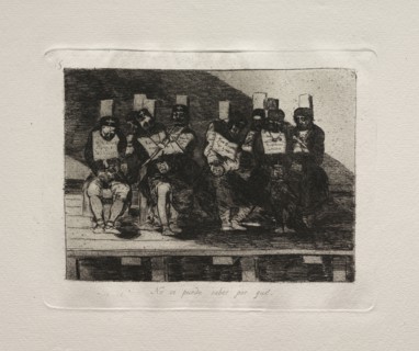 The Horrors of War:  One Can't Tell Why. Francisco de Goya (Spanish, 1746-1828). Etching
