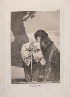 2027: Caprichos:  Hush!. Francisco de Goya (Spanish, 1746-1828). Etching and aquatint