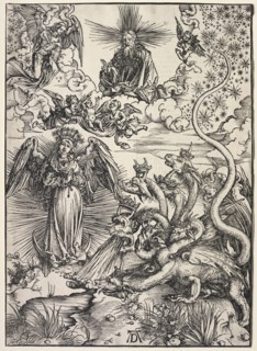 Revelation of St. John: The Woman Clothed with the Sun, 1511. Albrecht Dürer (German, 1471-1528).