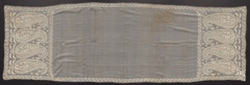 Embroidered Scarf, early 1800s. Madeira, early 19th century. Embroidery; average: 274.3 x 91.5 cm