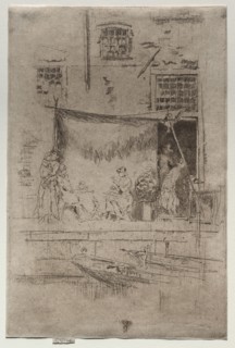The Fruit Stall. James McNeill Whistler (American, 1834-1903). Etching