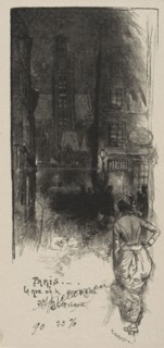 Rue de la Montagne, St. Geneviève. Auguste Louis Lepère (French, 1849-1918). Wood engraving