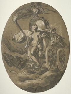 Nox. Hendrick Goltzius (Dutch, 1558–1617). Chiaroscuro woodcut
