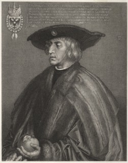 Maximilian I, 1800s. Germany, 19th century. Engraving