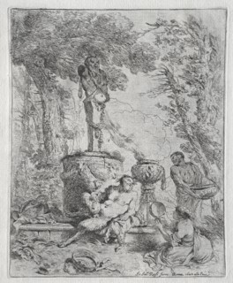 Fete of Pan, 1648. Giovanni Benedetto Castiglione (Italian, 1609-1664). Etching