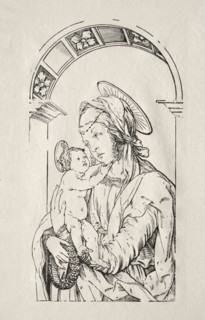 The Virgin with the Child under an arch, 1508. Hans Burgkmair (German, 1473-1531). Woodcut